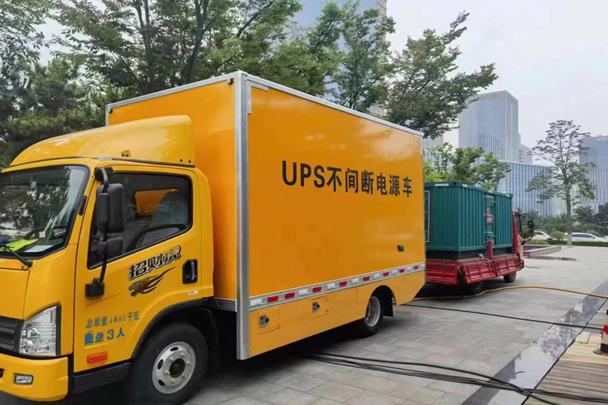 贵州发电机租赁施工现场