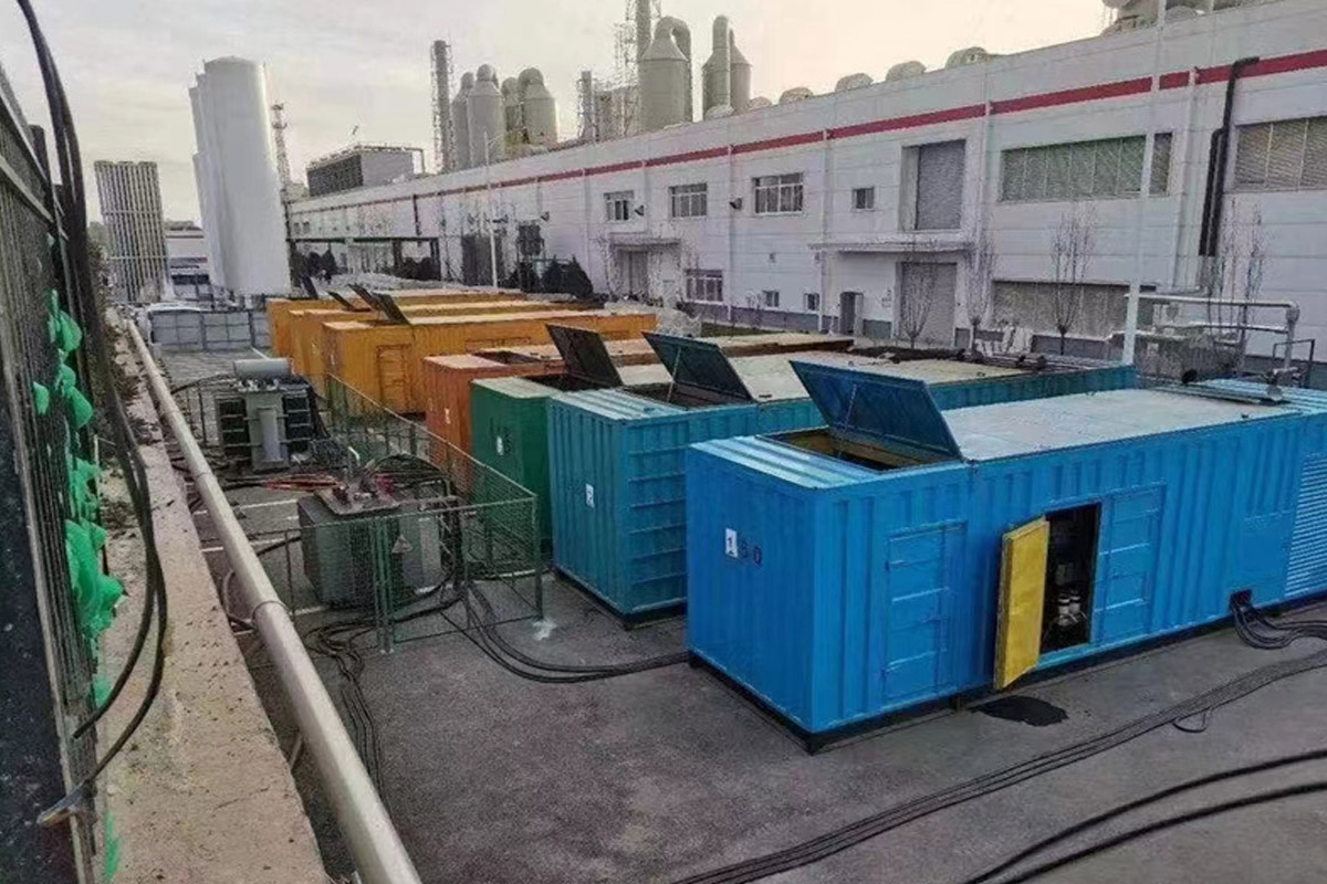 贵州发电机租赁施工现场